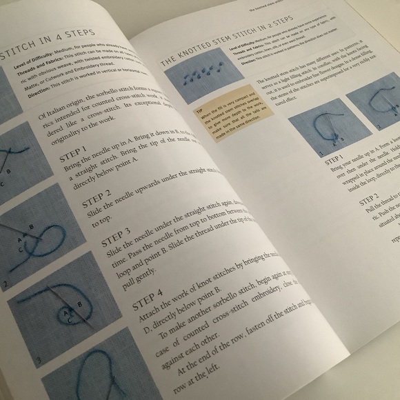 Embroidery Techniques & Patterns Book - Picture 3 of 5